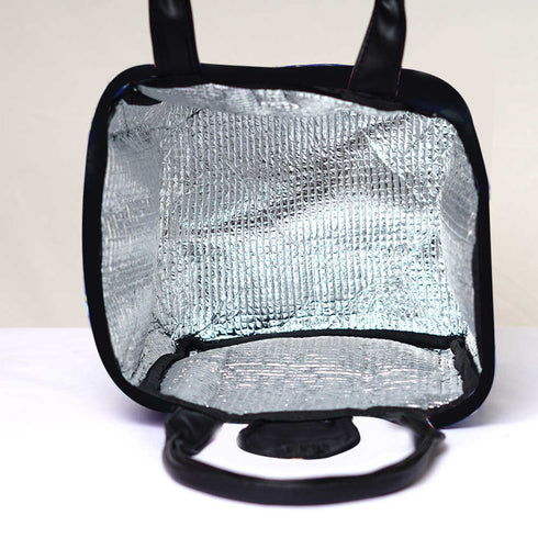 Personalised Floral Printed Lunch Bag With Handle